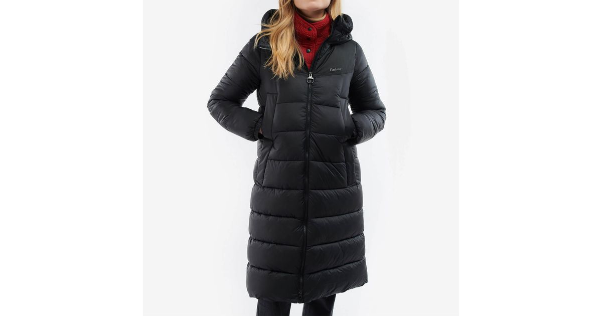 Barbour Buckton Quilted Shell Puffer Jacket in Black | Lyst UK