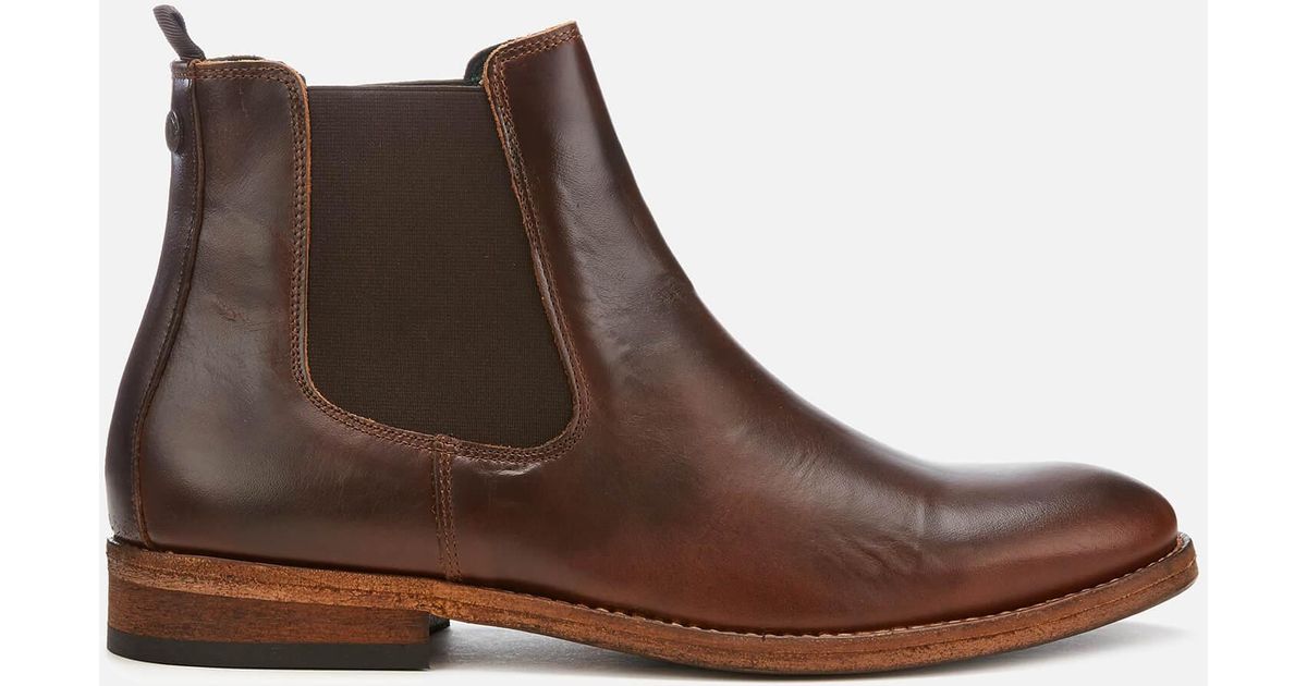 barbour bedlington chelsea boots tan