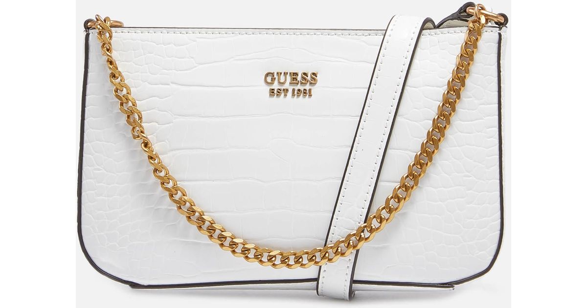 Guess croc shoulder clearance bag
