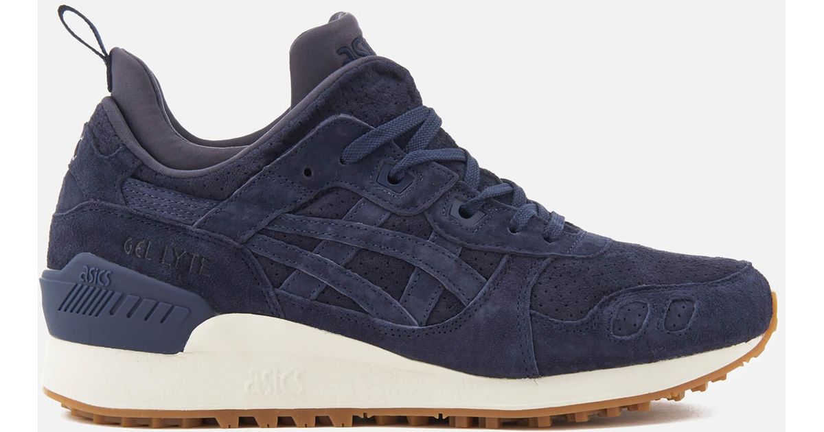 suede asics trainers