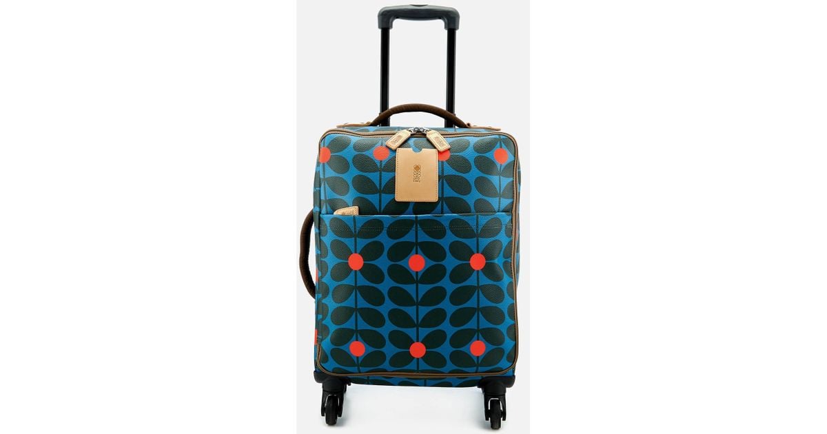 Orla Kiely Sixties Stem Vinyl Travel Cabin Case in Blue | Lyst