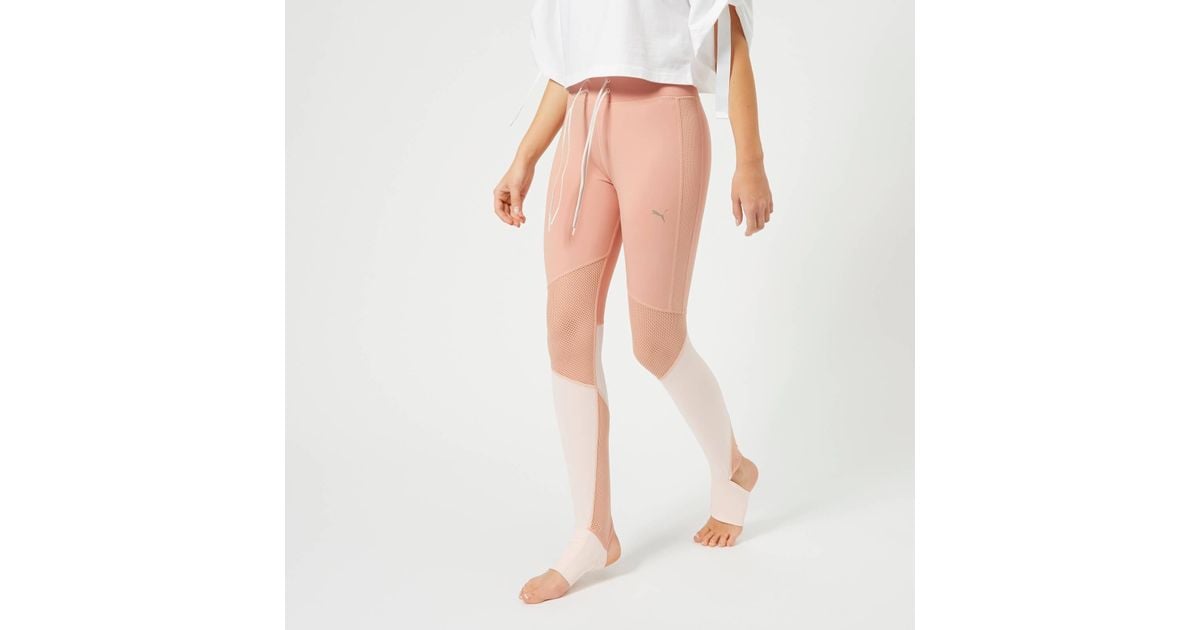 PUMA En Pointe Leggings in Pink - Lyst