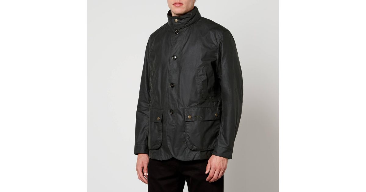 Barbour Century Waxedcotton Jacket in Green (Black) for Men Lyst