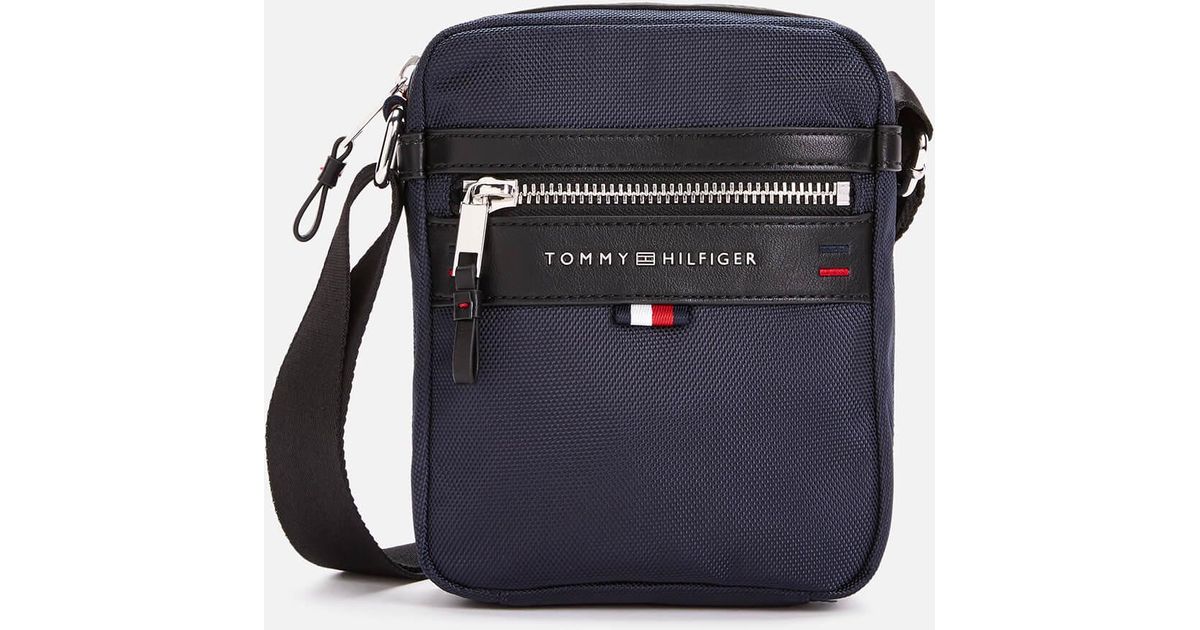 tommy hilfiger elevated mini reporter bag