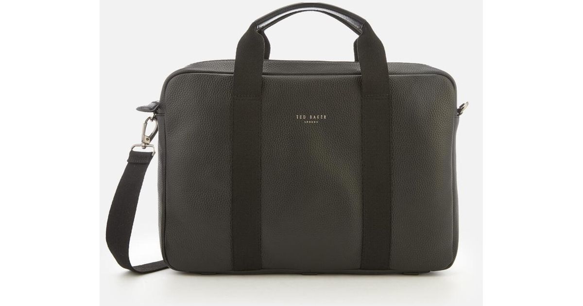 leather document briefcase