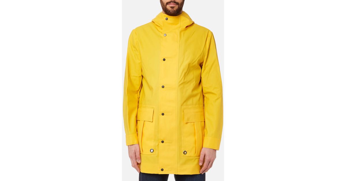 yellow fishing coat