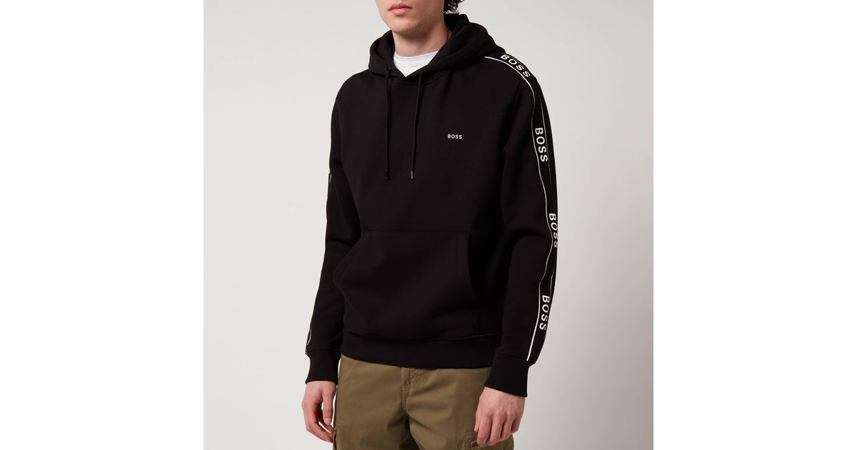 BOSS Black Fleece Seeger Popover Hoodie 