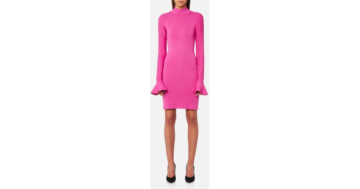 michael kors bell sleeve dress