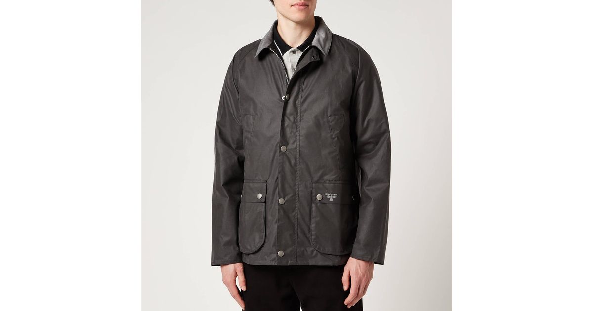 Barbour Mens's Contrast Collar Bedale Jacket in Gray for Men | Lyst