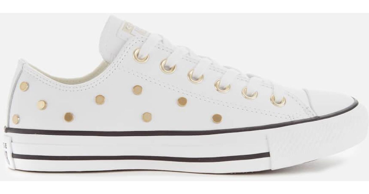 converse ox studded trainers