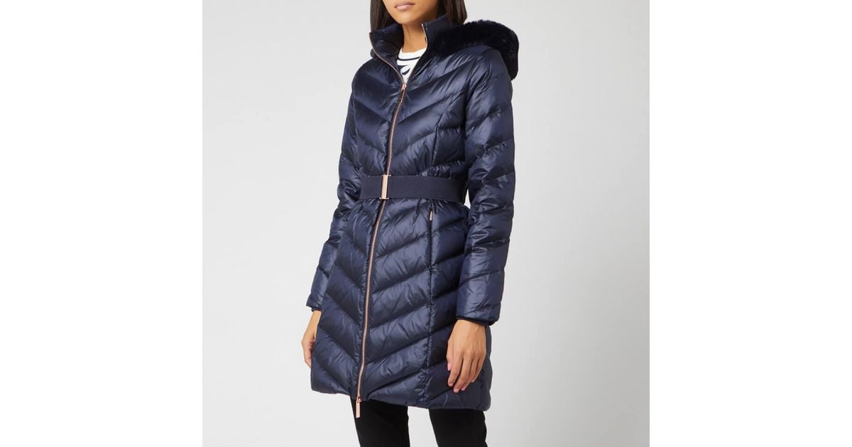 Ted baker long padded coat Outlet