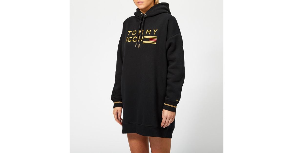 tommy icons fleece dress