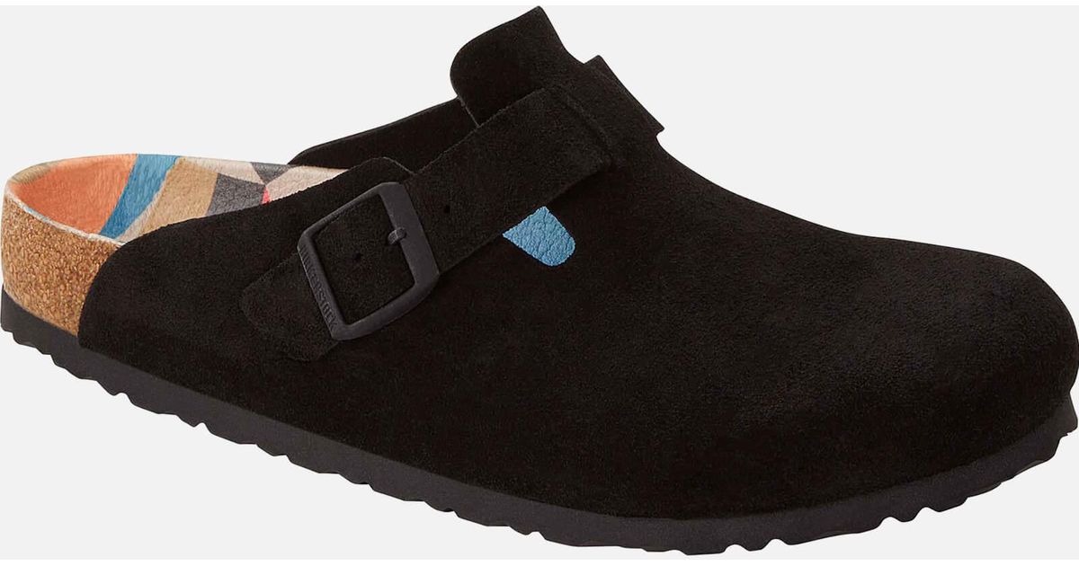 birkenstock boston wool lined mules