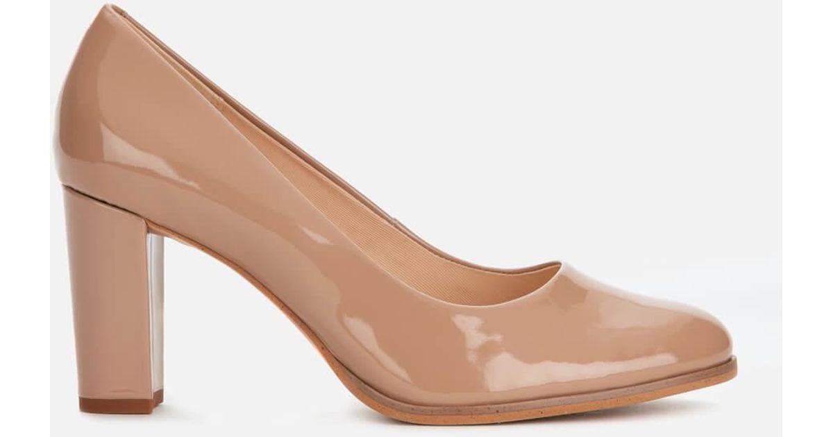 clarks nude court shoes