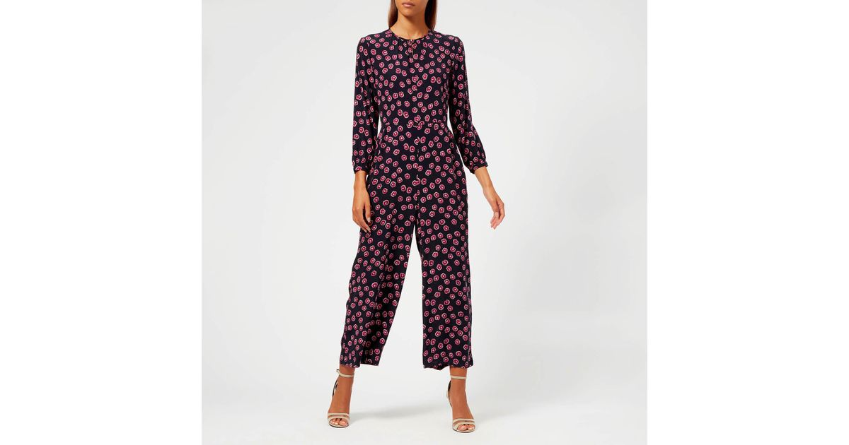 whistles lenno print jumpsuit