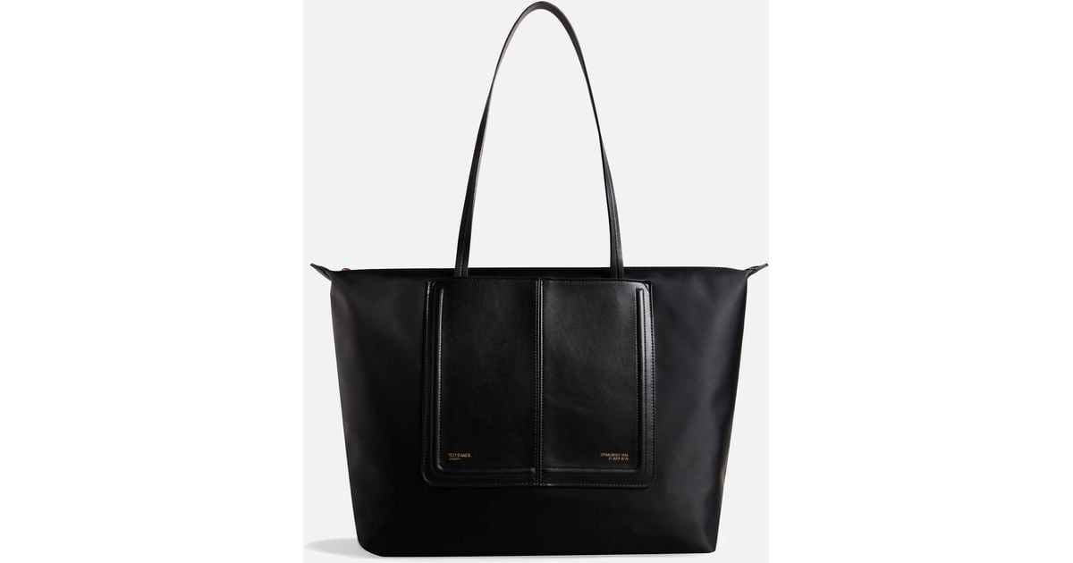 Ted Baker Voyaage Nyloncanvas Tote Bag in Black Lyst