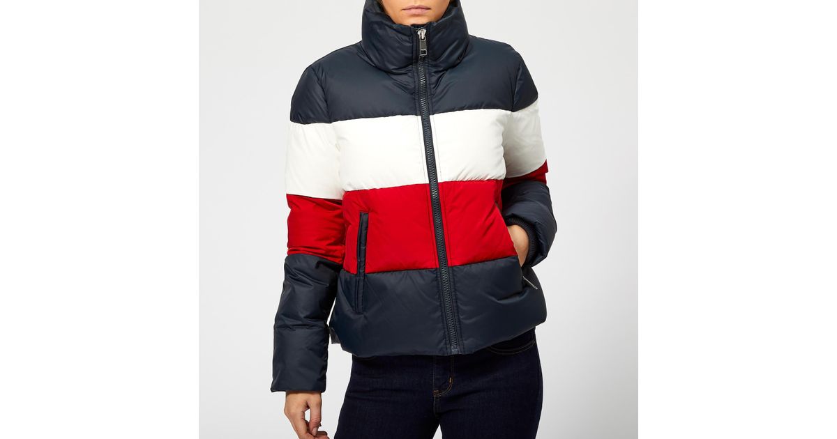 tommy hilfiger tyra boxy down jacket