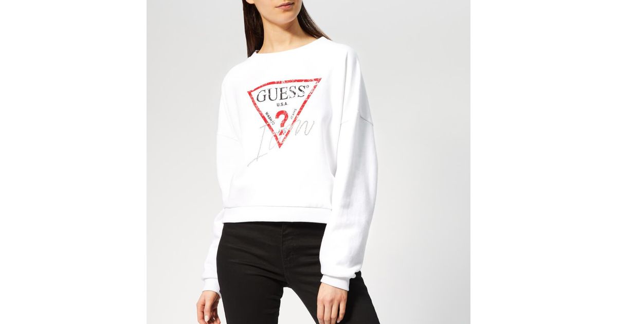 guess icon sweater