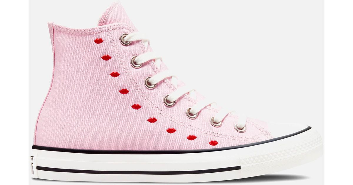 Converse Chuck Taylor All Star Crafted With Love Hi-top Trainers in Pink |