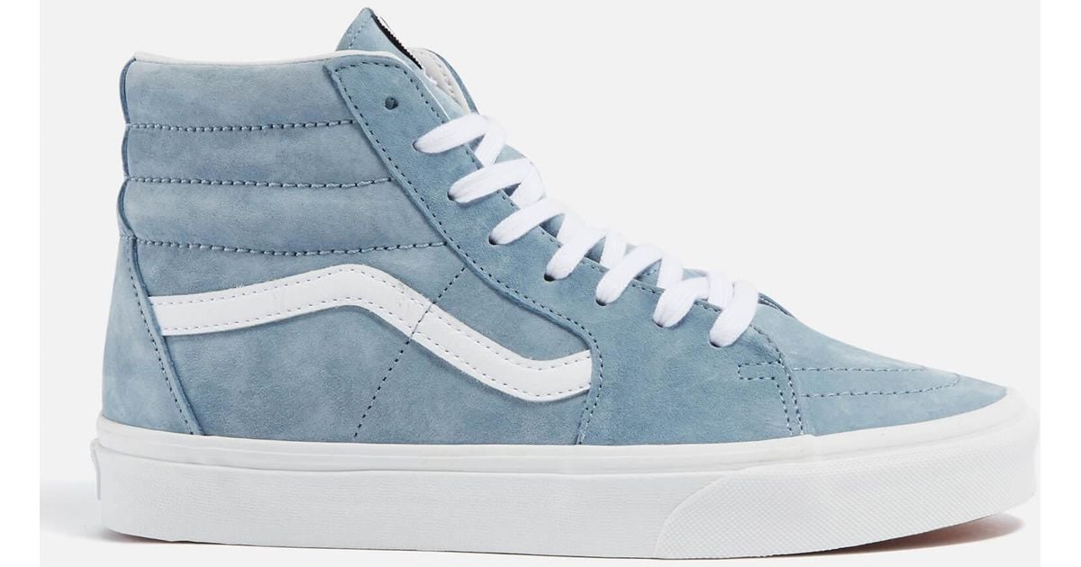 Vans sk8 hi blue deals fog