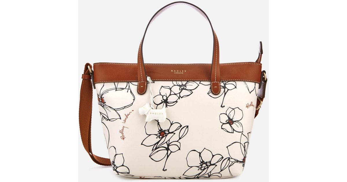Radley Linear Flower Medium Multiway Tote Bag Lyst