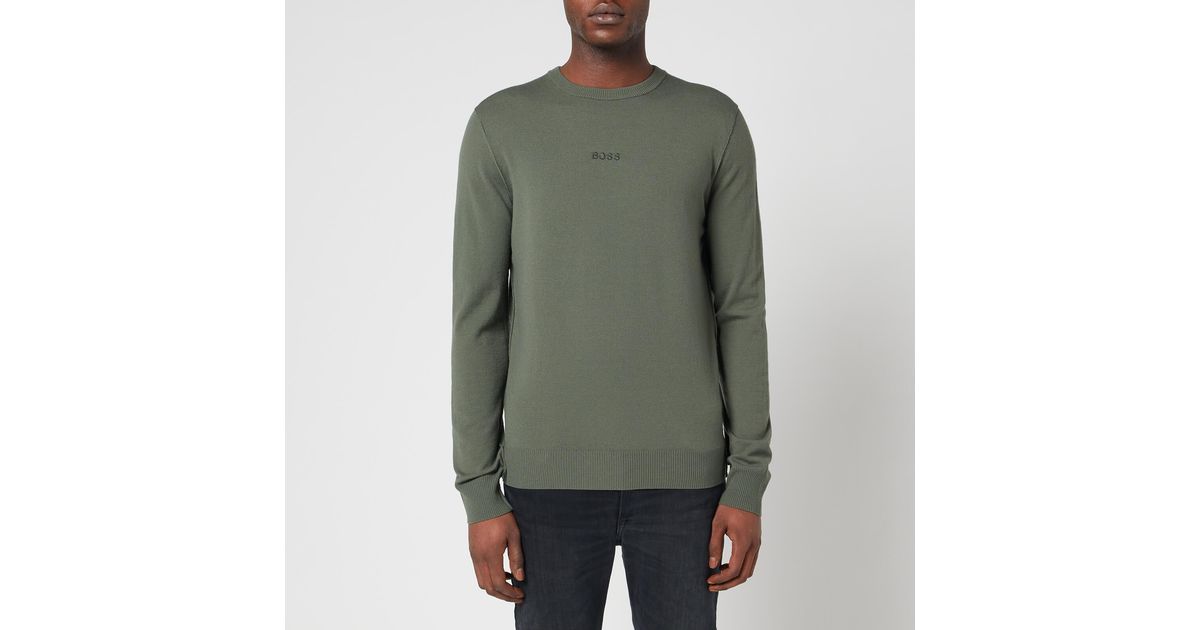 BOSS Orange Wool Kistero Crewneck 