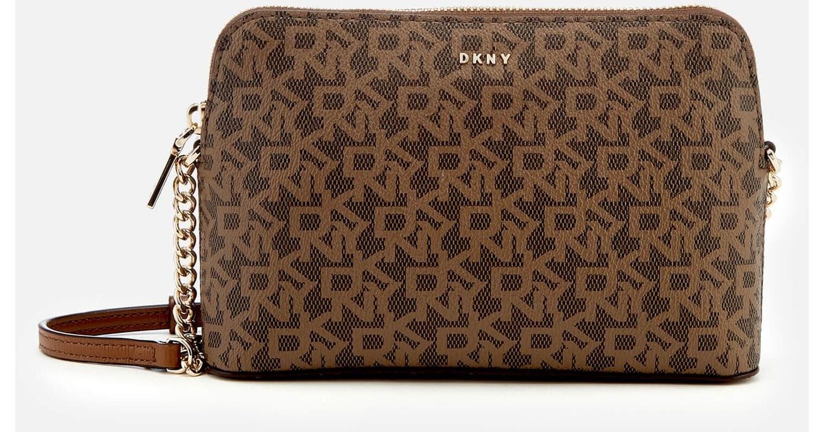 dkny mocha cross body bag