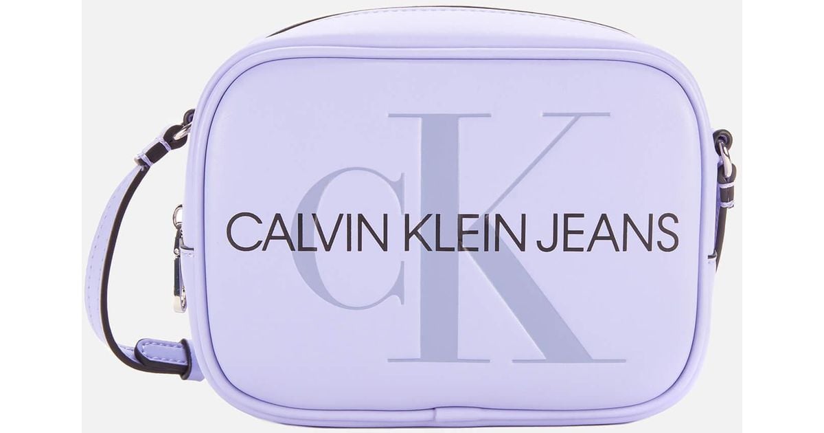 Calvin Klein Camera Bag in Purple | Lyst Australia
