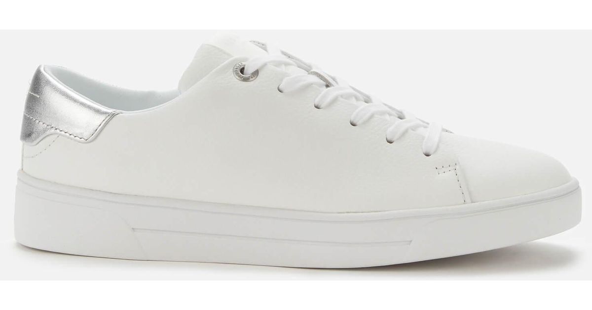 ted baker cleari leather trainers