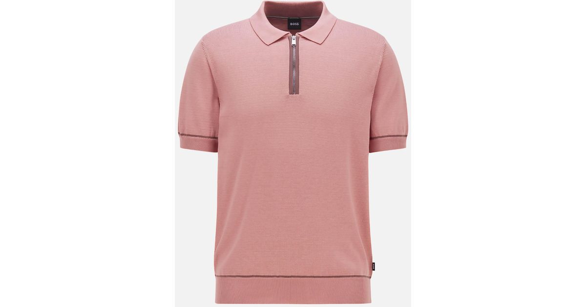 Boss sales knitted polo