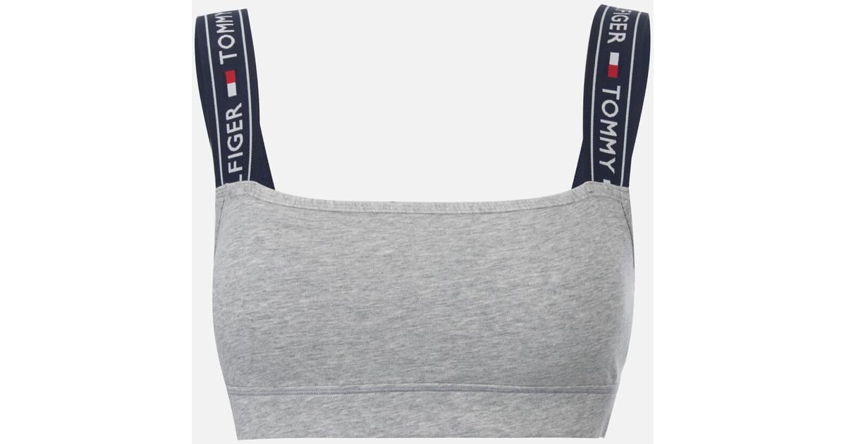 tommy hilfiger grey bralette
