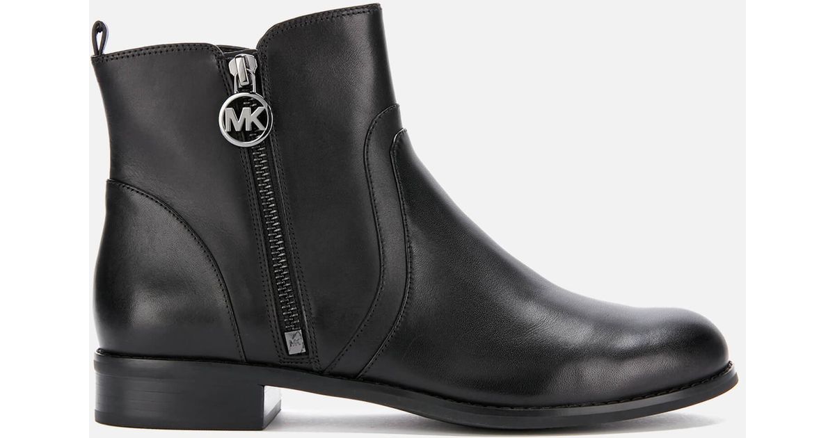 michael kors flat ankle boots