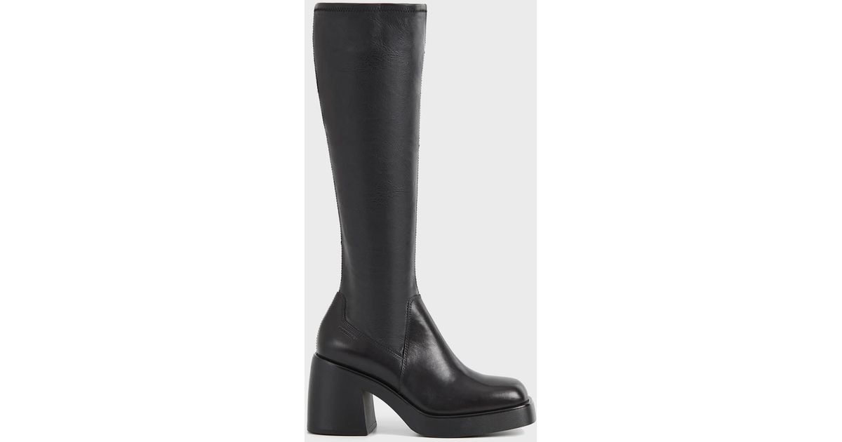 brooke knee high platform boot vagabond shoemakers