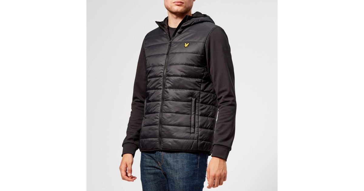 Lyle & Scott Synthetic Grasmoor Quilted Body Jacket in Black for Men - Lyst