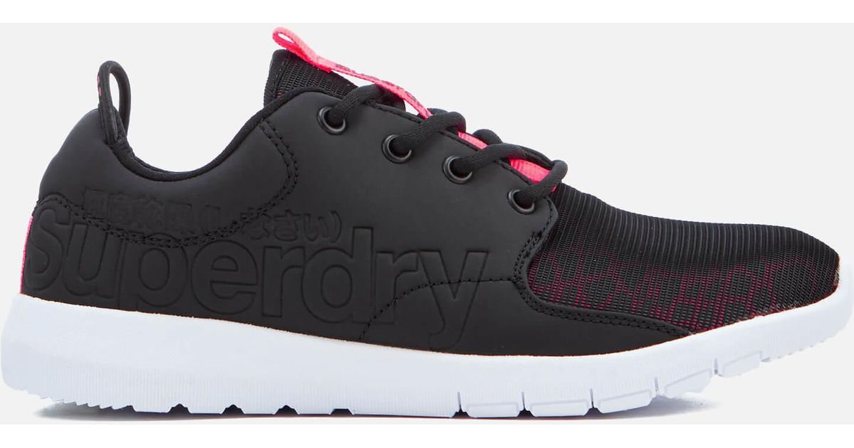 Superdry Synthetic Scuba Sport Runner Trainers in Black - Lyst