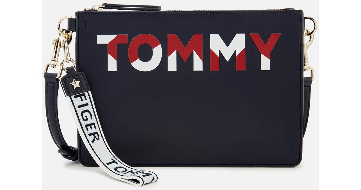 Crossbody Iconic Sign Mujer Coral Tommy Hilfiger E2 