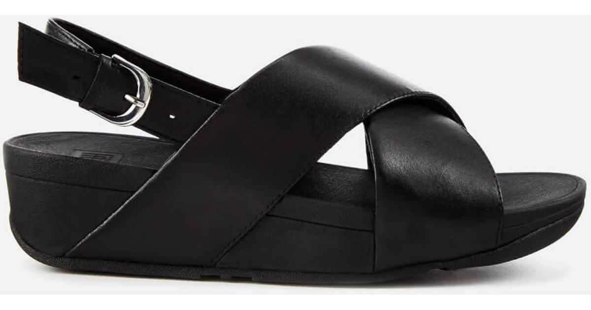black back strap sandals
