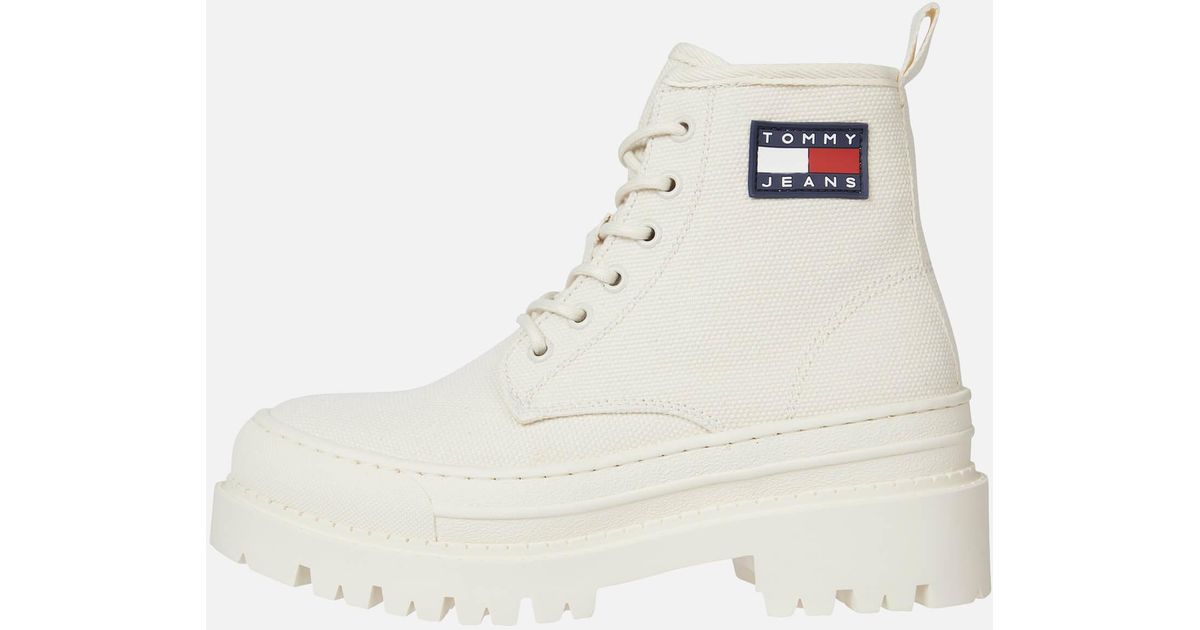 Foxing Boots in White | Lyst
