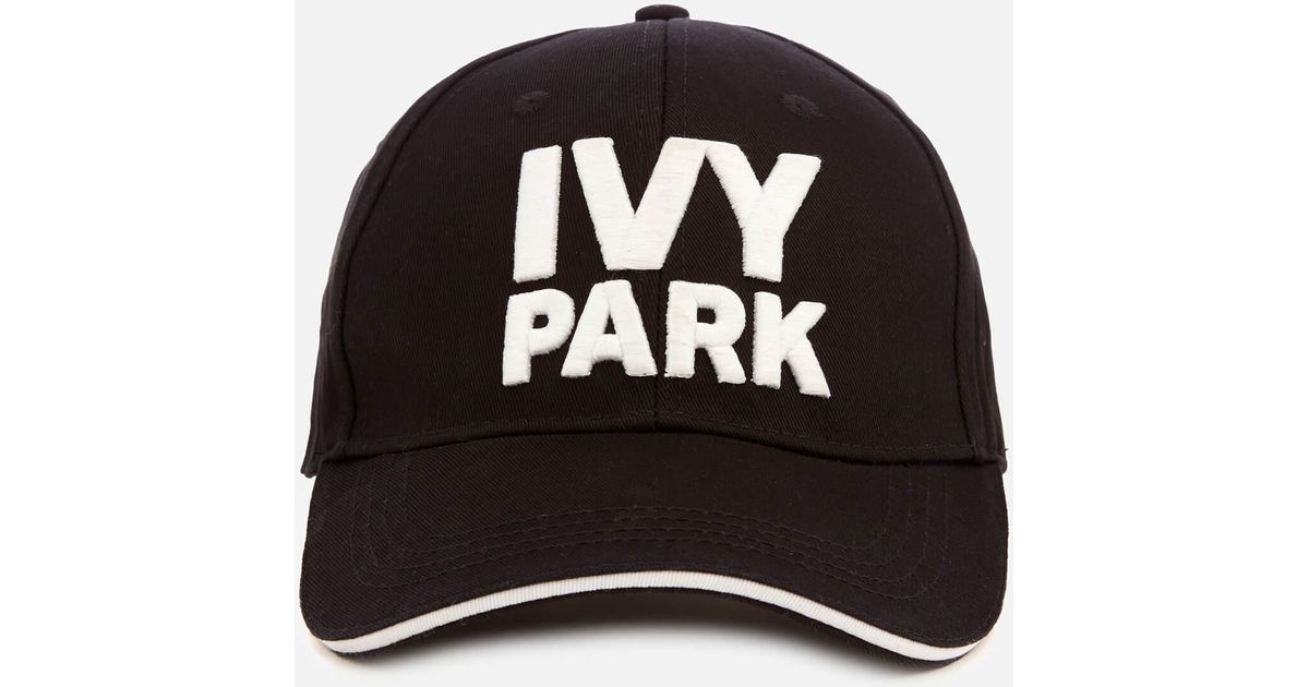 Ivy Park Women's Black Stacked Logo Baseball Cap