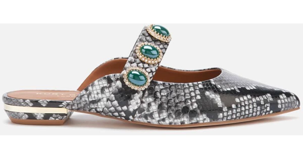 kurt geiger flat mules