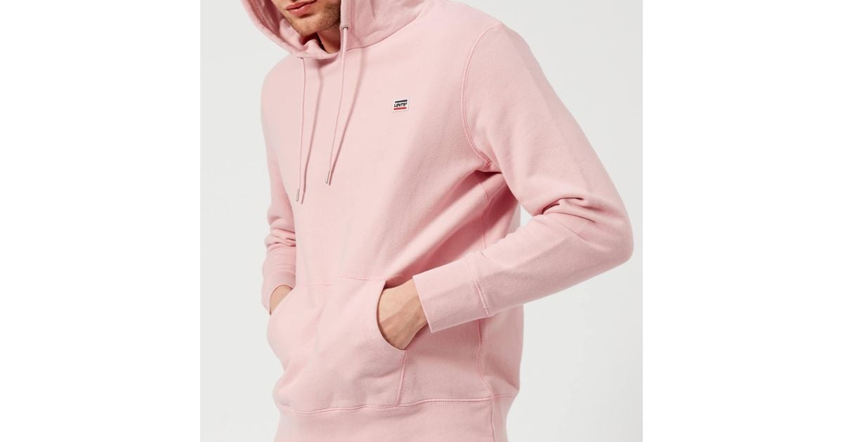 pink levis hoodie