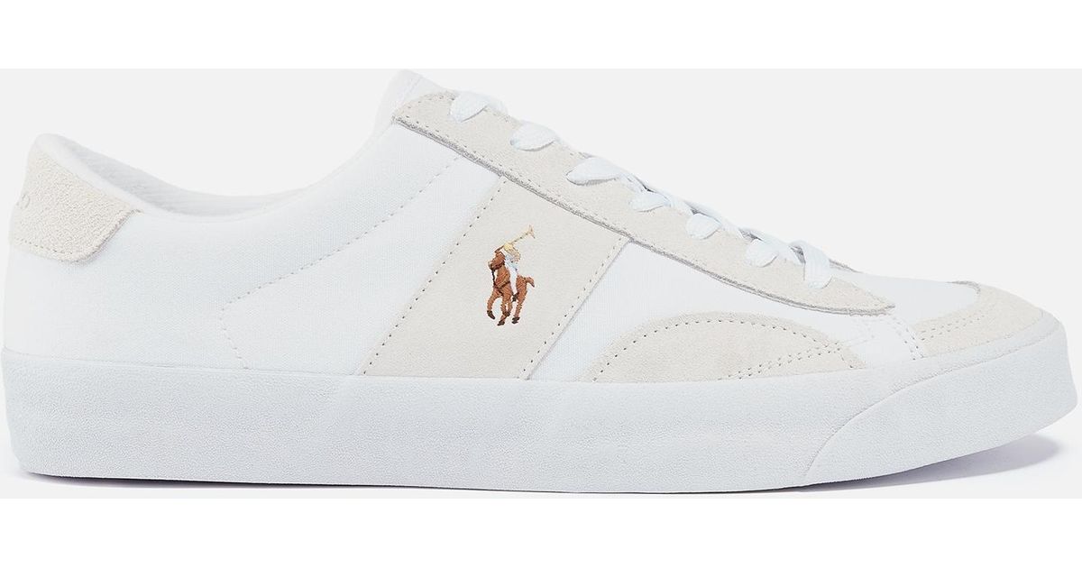 ralph lauren sayer canvas white