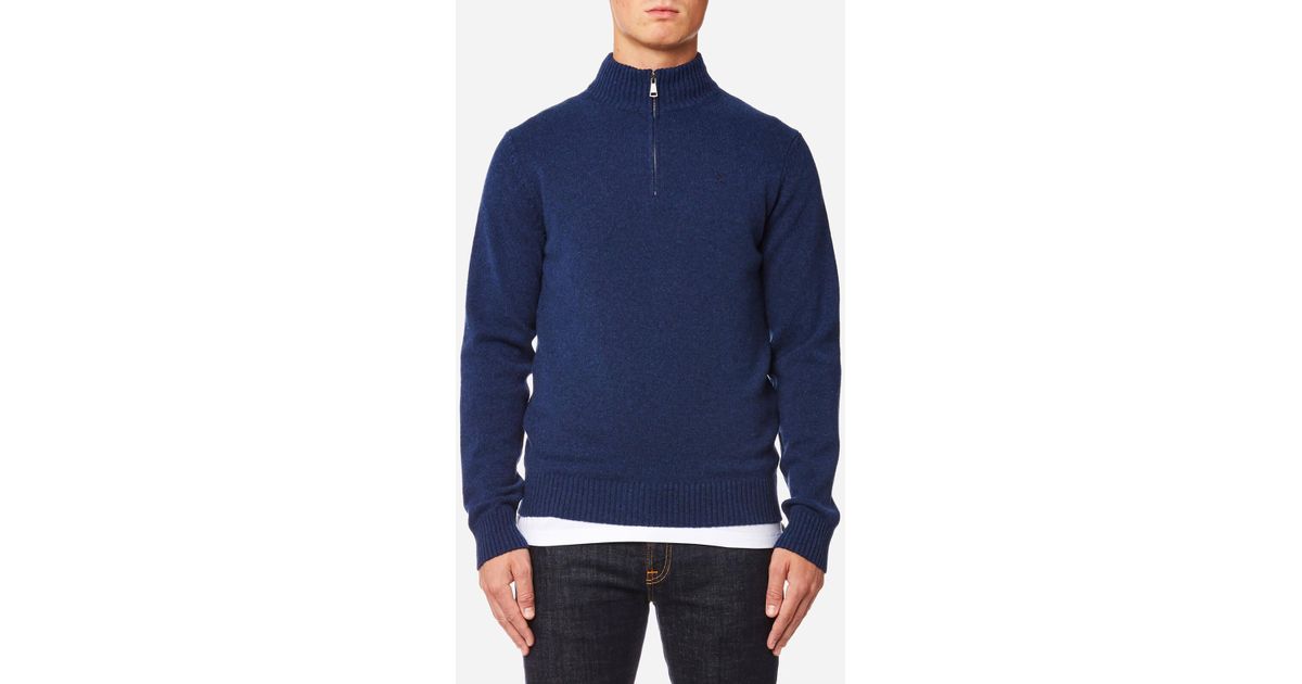 hackett quarter zip