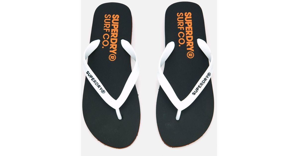 superdry ladies flip flops