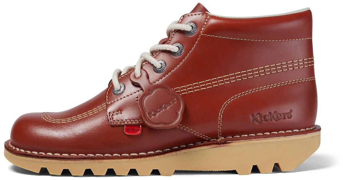 Joseph Banks plein dood gaan Kickers Kick Hi Tan Leather Boots in Brown for Men | Lyst