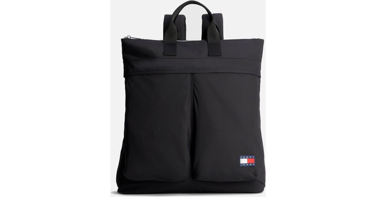 Tommy Hilfiger Dimensions Nylon Backpack in Black for Men Lyst UK
