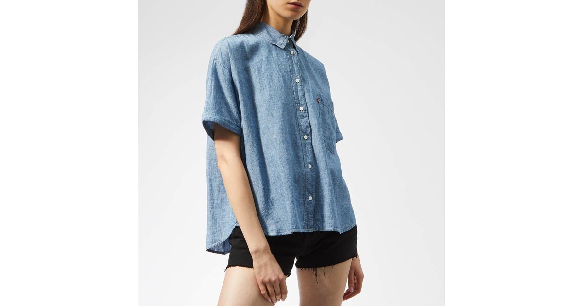 Levi's Maxine Shirt in Blue - Lyst