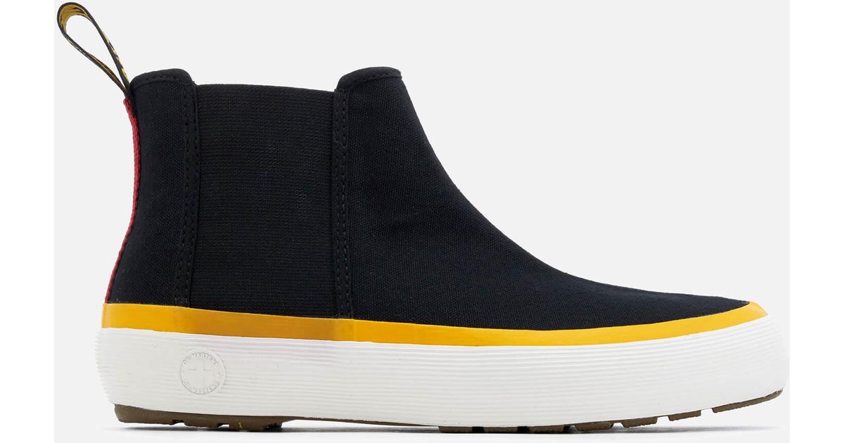 Dr. Martens Phoebe Canvas Low Boots in Black | Lyst Canada