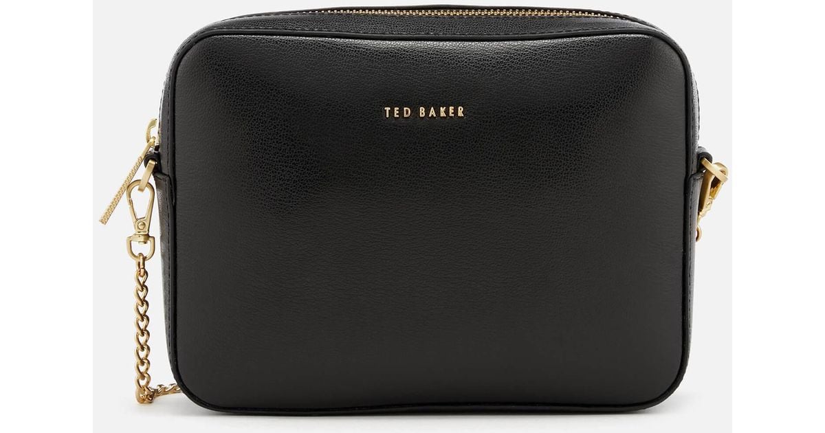 Ted Baker Marciee Core Leather Camera Cross Body Bag in Black Lyst
