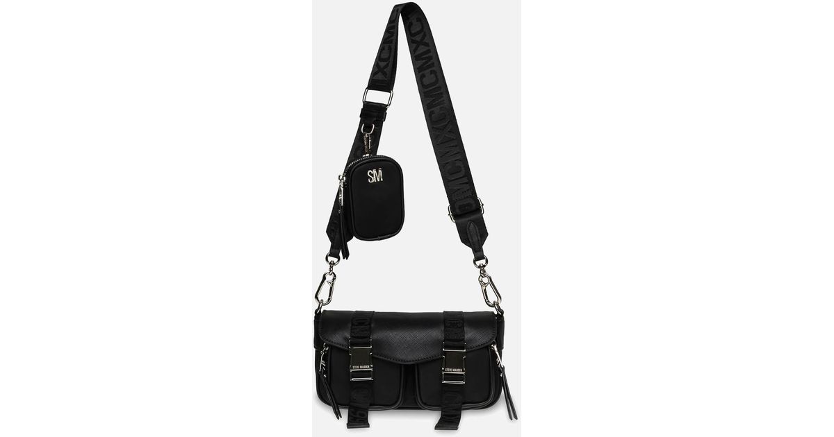 Steve Madden Bmover Nylonblend Crossbody Bag in Black Lyst